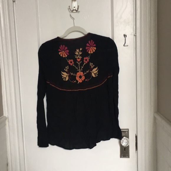 5 for $25: Embroidered open cardigan - Picture 2 of 2